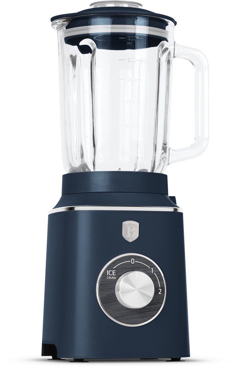 Berlinger Haus blender - met ice crush functie - Deep Sea mat blauw
