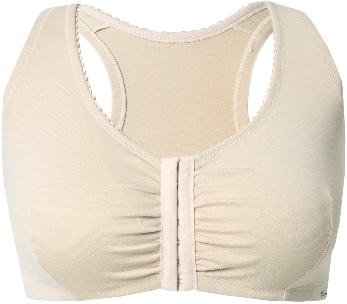 Ulla Popken Dames - Bustier borstvoedingsbeha voorsluiting - Beige