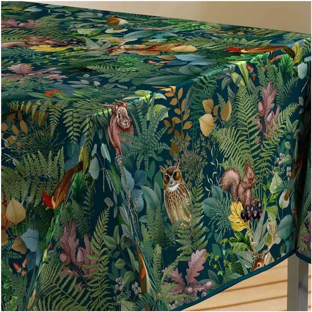 Stunq® Rechthoekig Tafelkleed met Betoverend Design voor Elke Gelegenheid, 140 x 240 cm, Multicolor