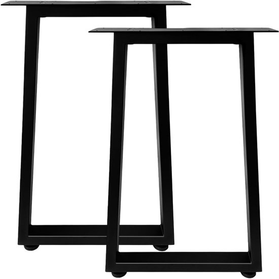 Set van 4 Tafelpoten Hairpin 15 cm Zwart - Industriële Meubelpoten met