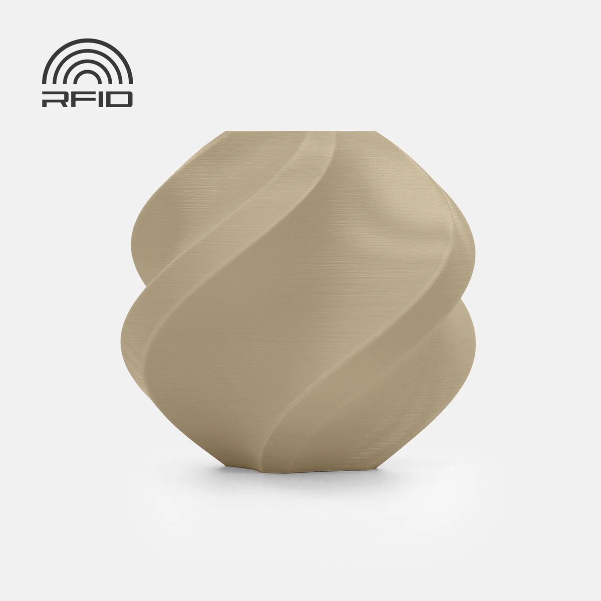 Bambu Lab PLA Matte Refill –Woestijnbruin/Desert Tan(RFID) | 1.75 mm Filament | Matte Woestijnbruin & Premium Afwerking ⸻