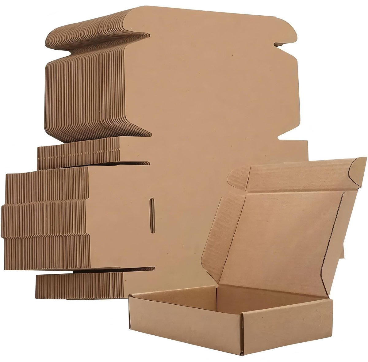 IMPERATORIS® Verzenddoos met Bovenklep - Pakket Brievenbus - Sterke Doos - Postdoos - 10 Stuks