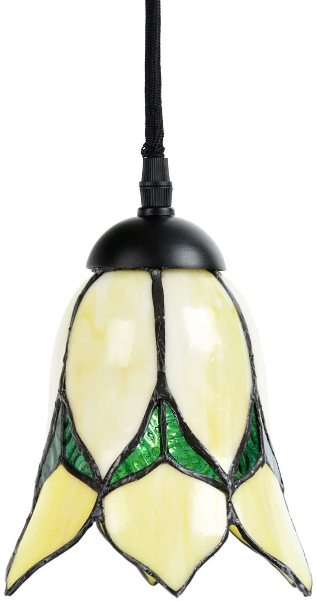 Tiffany Hanglamp Lovely Flower Yellow - Art Deco Trade