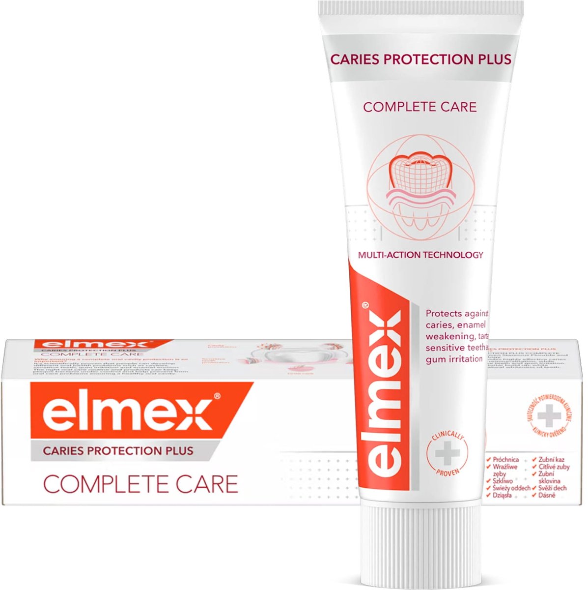 Elmex Caries Protection Plus - Tandpasta - Complete Care - Anti-cariës - Glazuurbescherming - 75 ml