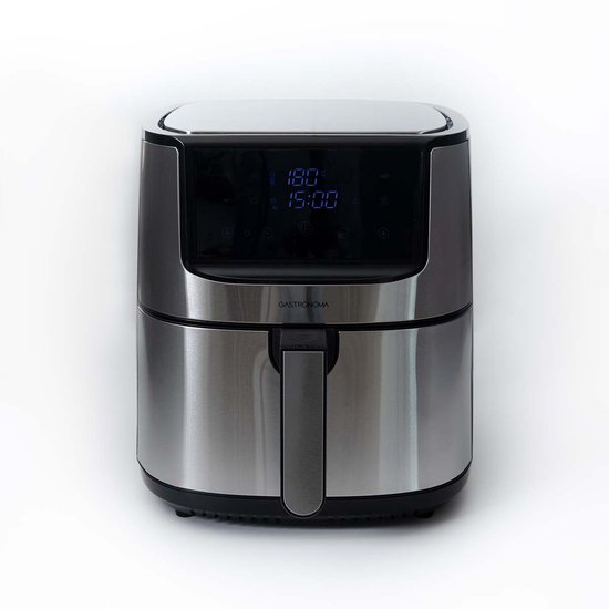 Gastronoma Heteluchtfriteuse - Airfryer 1800W - 8L - Met meerdere accessoires - 18290010 - RVS