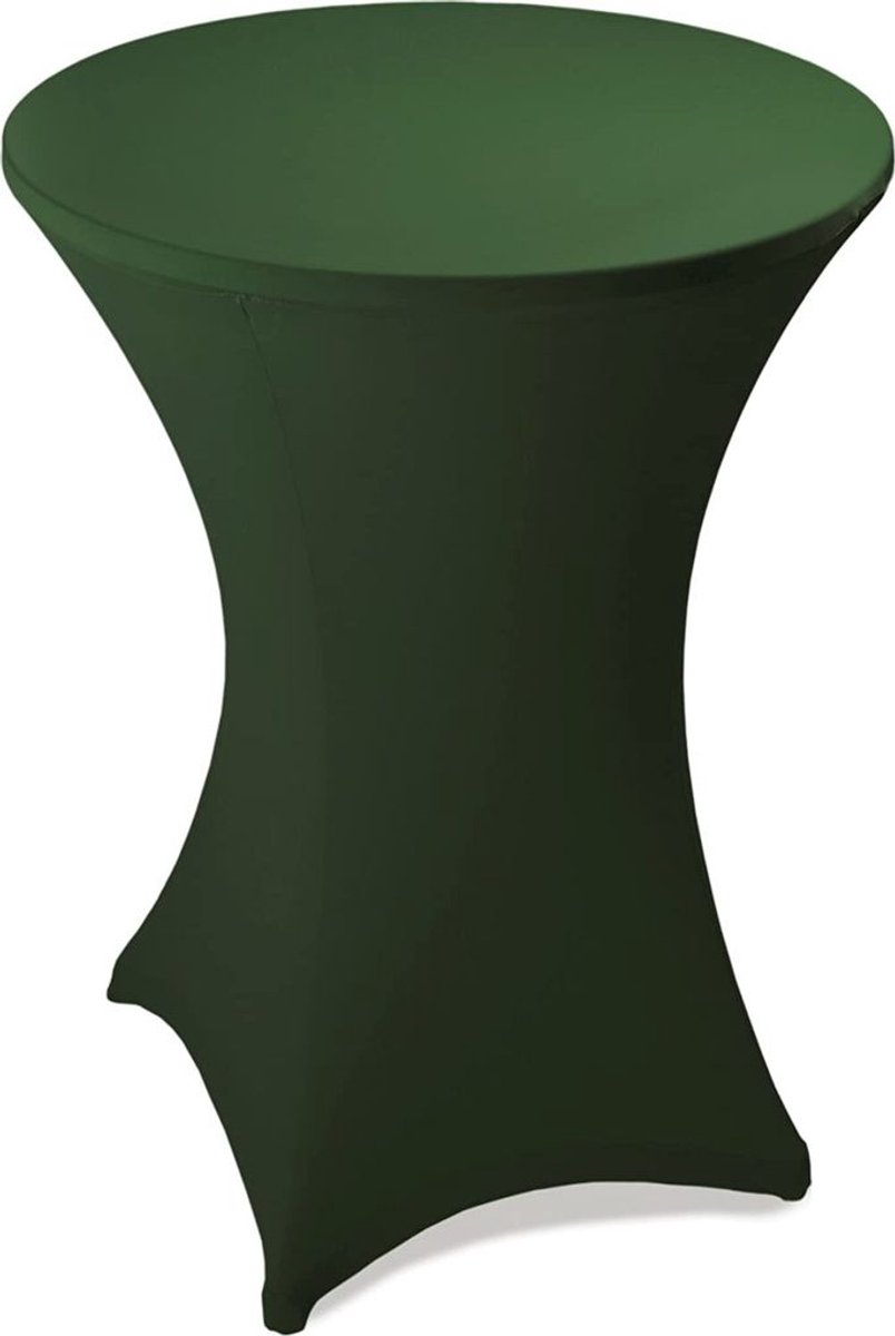 Staand tafelkleed, klein eettafelkleed, tafelkleed, staand tafelkleed (80 cm, donkergroen)