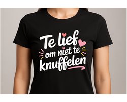Blije Hartjes Vibes - T Shirt - CuteCat - CatLove - KittyCute - KawaiiCat - LieveKat - Kattenliefde - SchattigeKat - KattenLeven