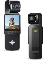 Mini appareil photo numérique 4k 1080P, télécommande WIFI, objectif de Rotation grand Angle 180 degrés, Bodycam sport DV avec Clip arrière rotatif  44