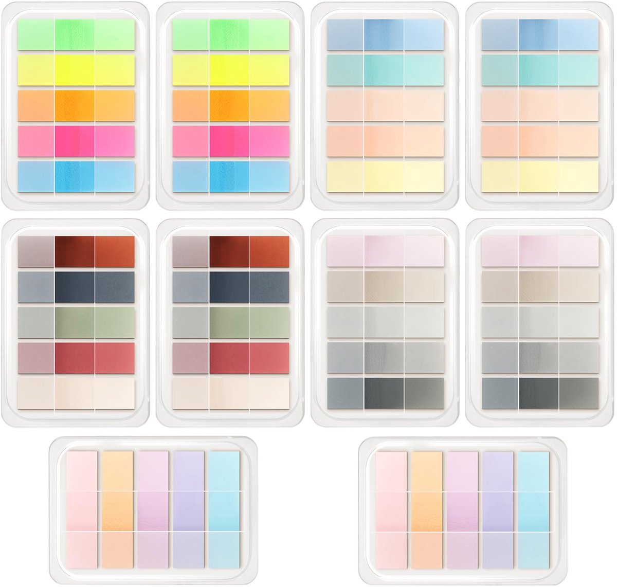 IMPERATORIS® Transparante Markeertabs Sticky Notes - Memoblaadjes - Memokubus - 1000 Stuks - Notes