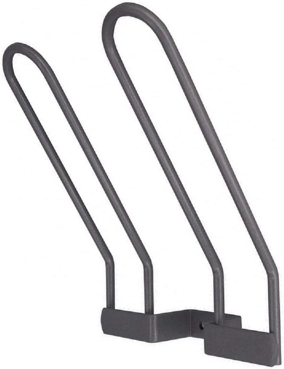 Sierrek voor 1 paar schoenen, draadstaal grijs 130 mm breed
