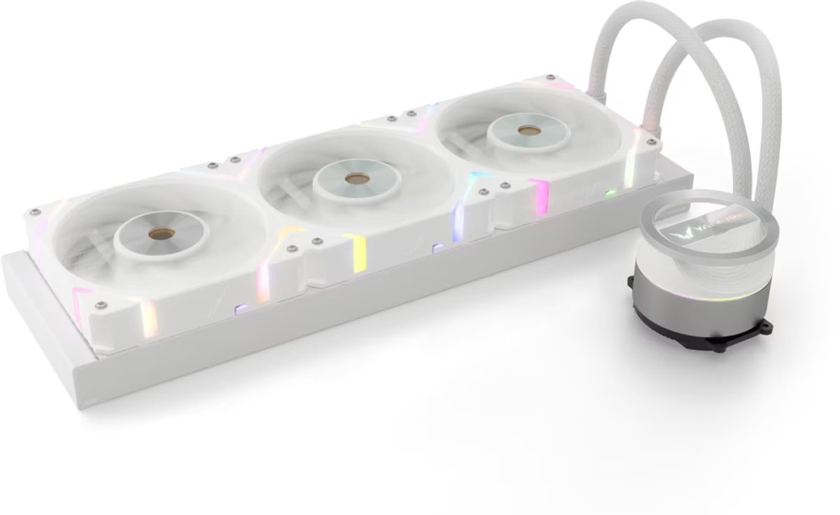 Valkyrie Dragonfang 360 White - Vloeistofkoelsysteem Processor - Afmeting koeler