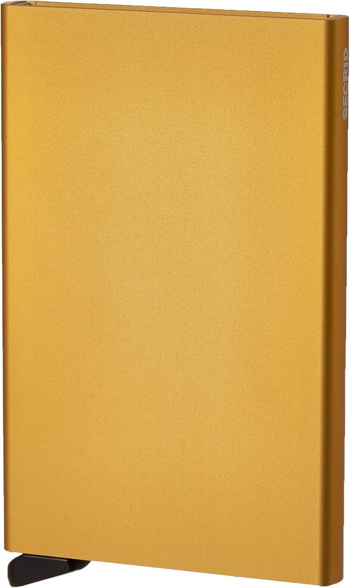Gouden RFID creditcardhouder van aluminium