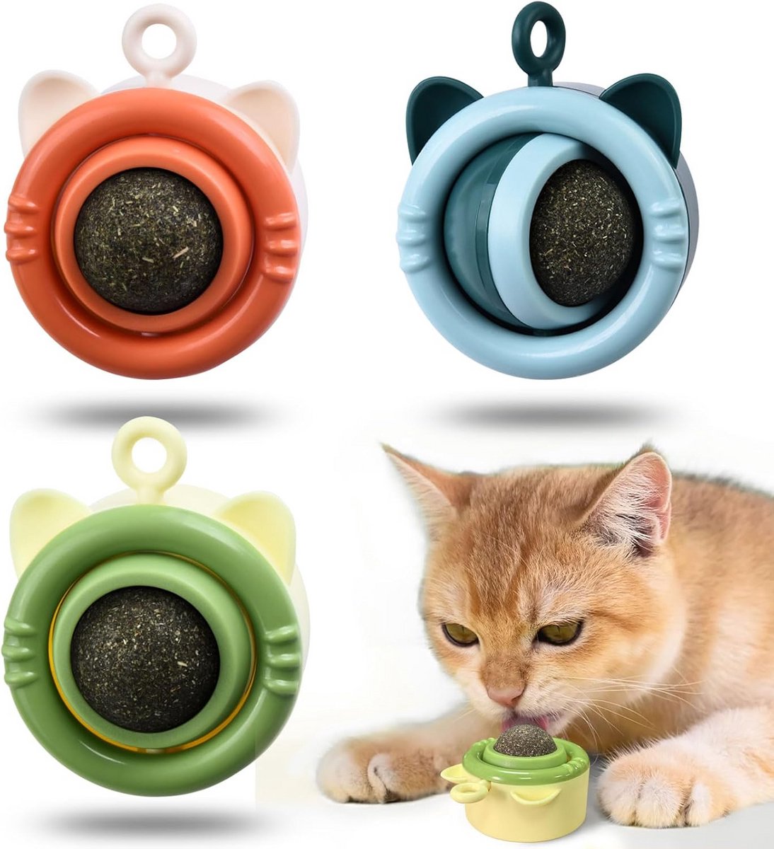 Katnip Speelballen voor Katten - 3 Stuks