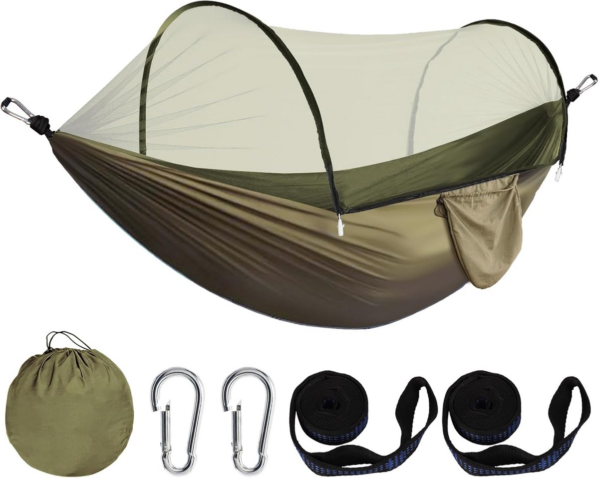 Camping Hangmat met Klamboe - Ultralicht en Ademend voor Tuin en Camping