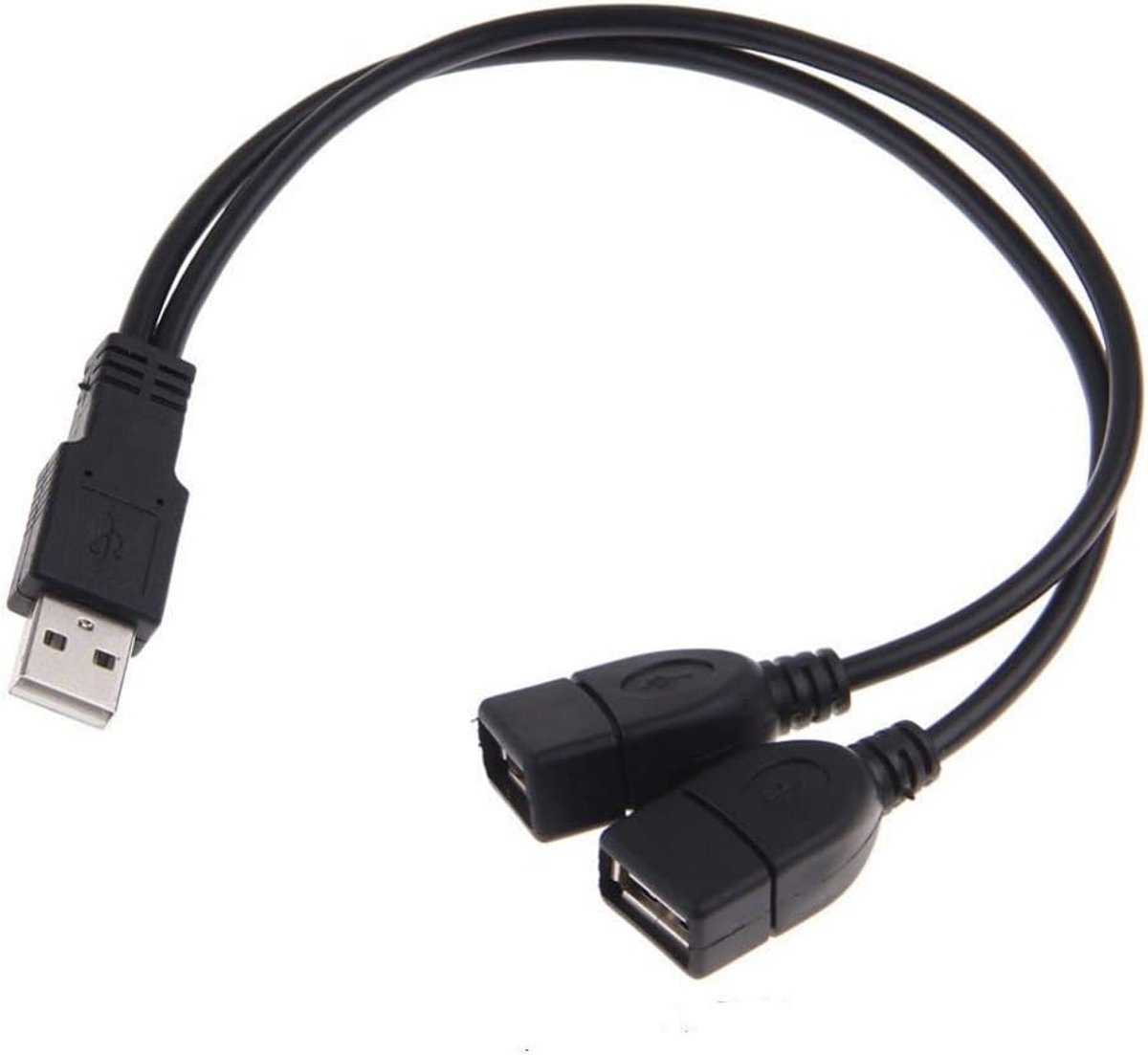 USB A Splitter Kabeladapter Y - Verlengstuk voor USB A Host en Apparaten