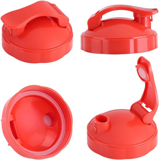JHUBERS- Dichting Flip Top Deksel - Vervangende Onderdelen - Geschikt voor 600W/900W Blender - Hoogwaardig PP - Antilek - Afmetingen 10,6 x 6,7 cm - Blenderdeksel van Jhubers — afbeelding 2
