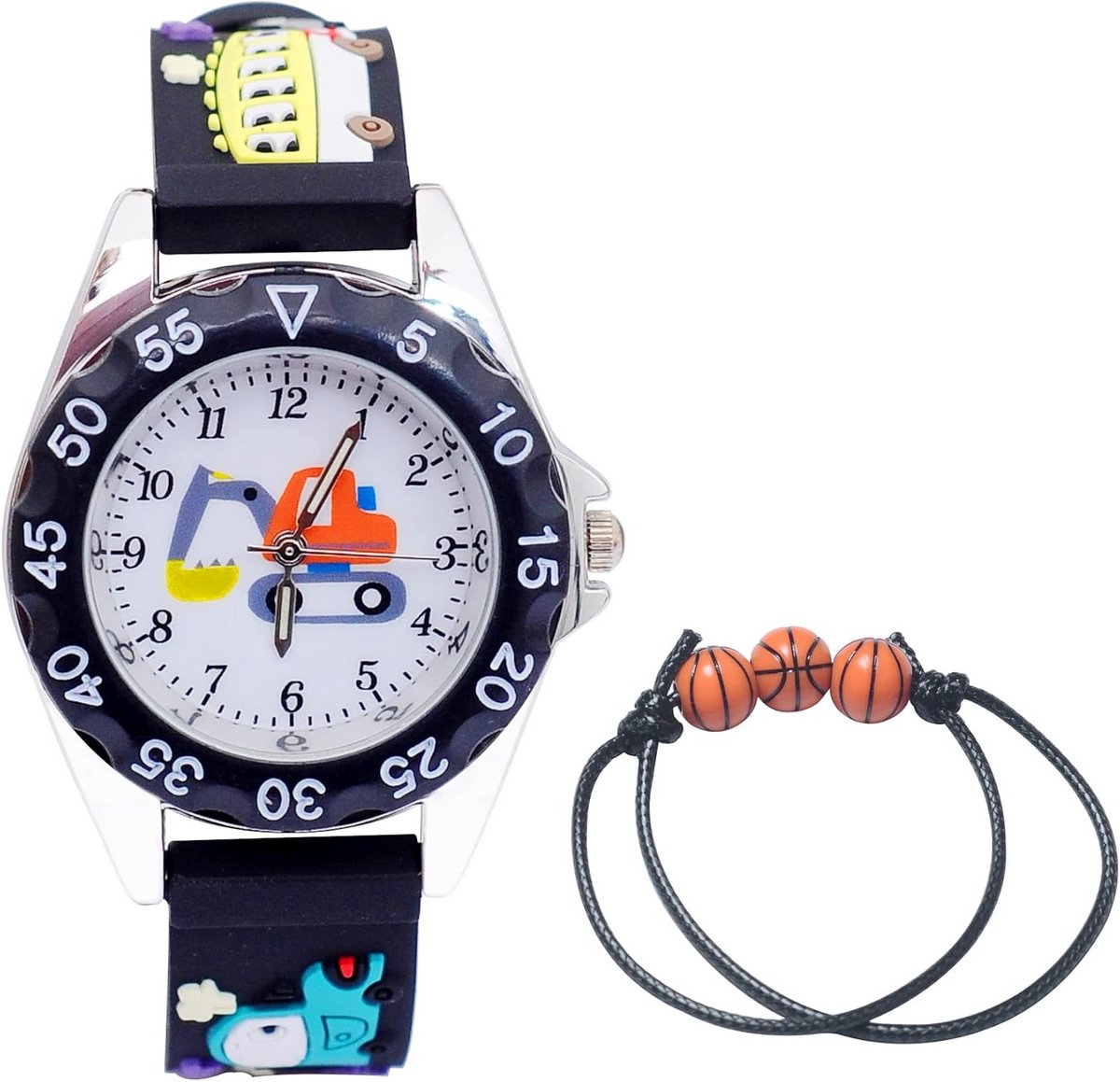 Kinderen Horloges voor Jongens en Meisjes van 3-10 Jaar - Analoog Kwarts met Siliconen Band