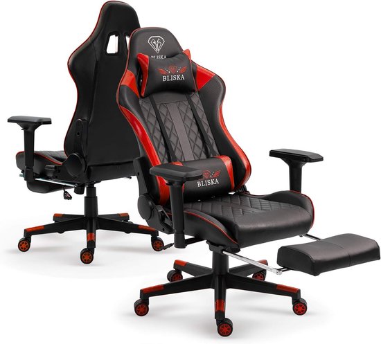 Ergonomische Gamingstoel met Voetensteun en 4D Armleuningen van Ergotopia — afbeelding 5