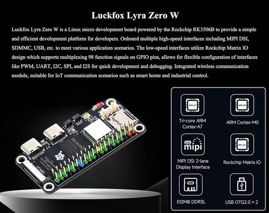 Micro Linux Ontwikkelbord met Triple-Core Processor en WiFi | bol