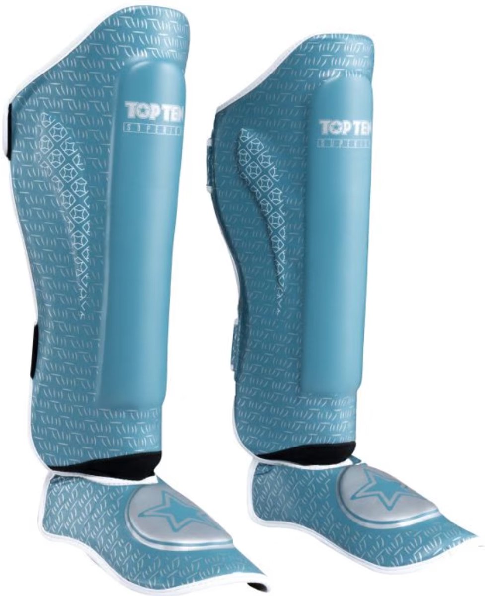 Top ten scheenbeschermers kickboksen blauw L