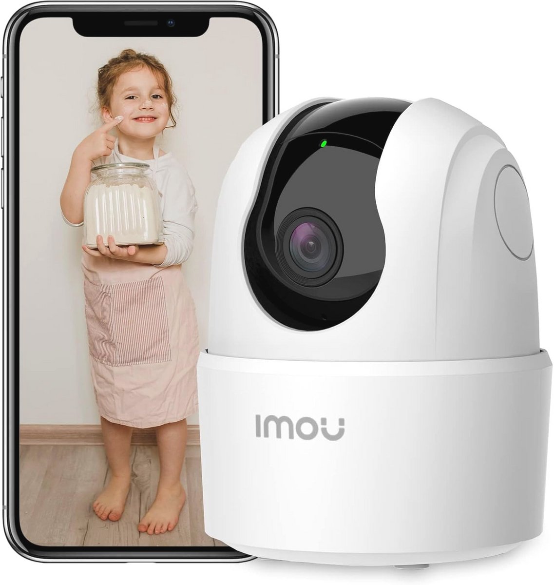 360° Wifi Bewakingscamera met Mensdetectie en Bidirectionele Audio