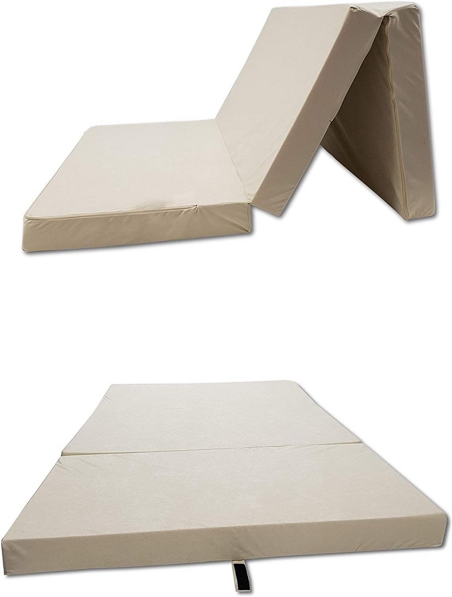 Vouwmatras 65 x 180 cm - Opvouwbaar Gastenmatras voor Thuis en Reis