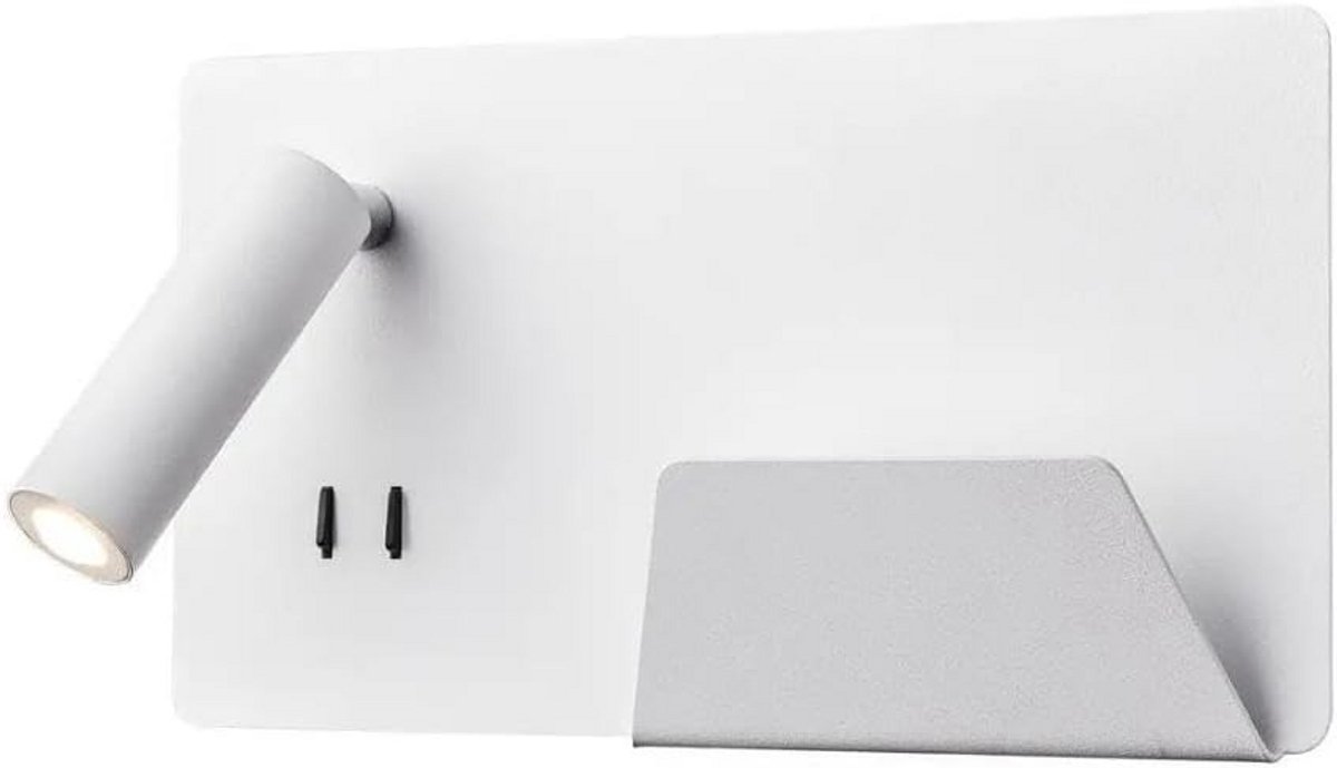 Wandopbouwarmatuur Wit Binnen - Wandspot 13W LED Warm Wit Licht 3000K