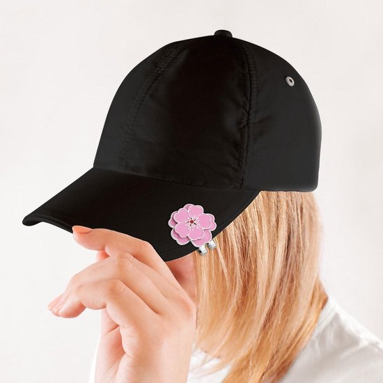 Store_9 - Magnetische Golfbalmarker - Golfaccessoires - Roze - Balmarkerhoedclip - Ideaal voor golfers - Voor dames en heren van Store 9 — afbeelding 2