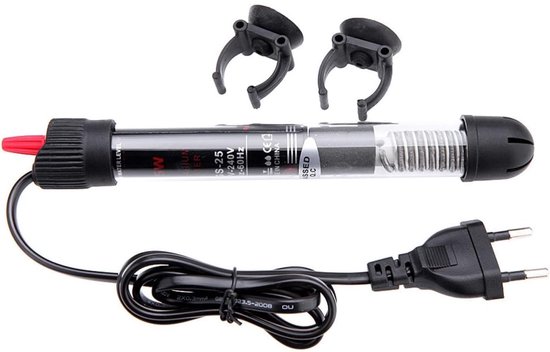 Ynkkvre - Aquarium Verwarming - Verwarmingselement - Heater - Warmte Element - 25W Aquarium Verwarming - 20-34°C instelbaar - Waterdicht versterkt kwartsglas - Dubbele veiligheidsb