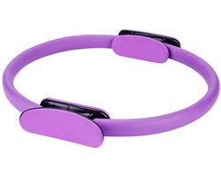 Pilatesring-Comfortabele handgreep-Antislip Duurzame-sporttrainingsring voor vrouwen Fitness Kinetische weerstandscirkel Yogacirkel - Fitness Accessoires - Dijbeen Oefening-33 cm-Paars