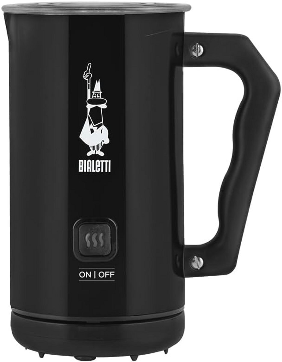 Elektrische Melkopschuimer voor Cappuccino - 150 ml & 300 ml Warm Melk - Zwart