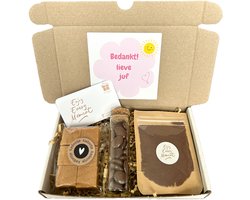 Juf koffie mini brievenbus cadeau - bedankje voor de lerares