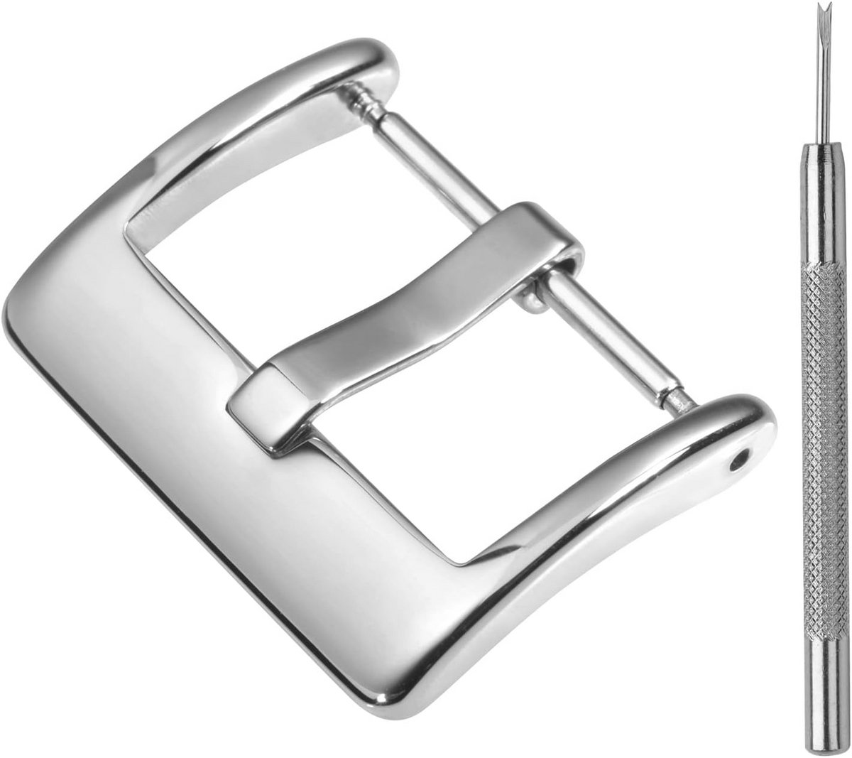 Roestvrijstalen Horlogesluiting Vervangende Gesp voor Diverse Bandbreedtes