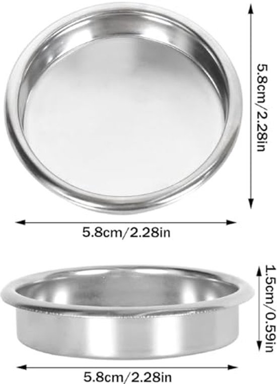 KARZO - Backflush Insert, 58mm Semi-Automatische Koffiemachine ...