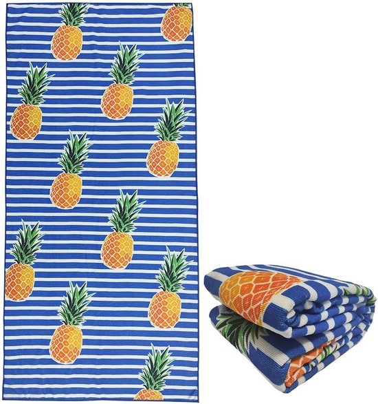 SSC NAPOLI Lorenzo, strandhanddoek, uniseks, voor volwassenen, wit