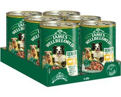 Hond natvoer senior lam en kip in paté 6x400g