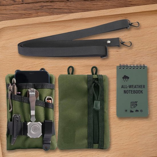 STOBOK Mini Leer Bewaarzak Vintage Muntentas Multifunctionele