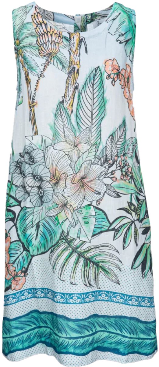 Princess goes Hollywood - linnen jurk palm - maat 36