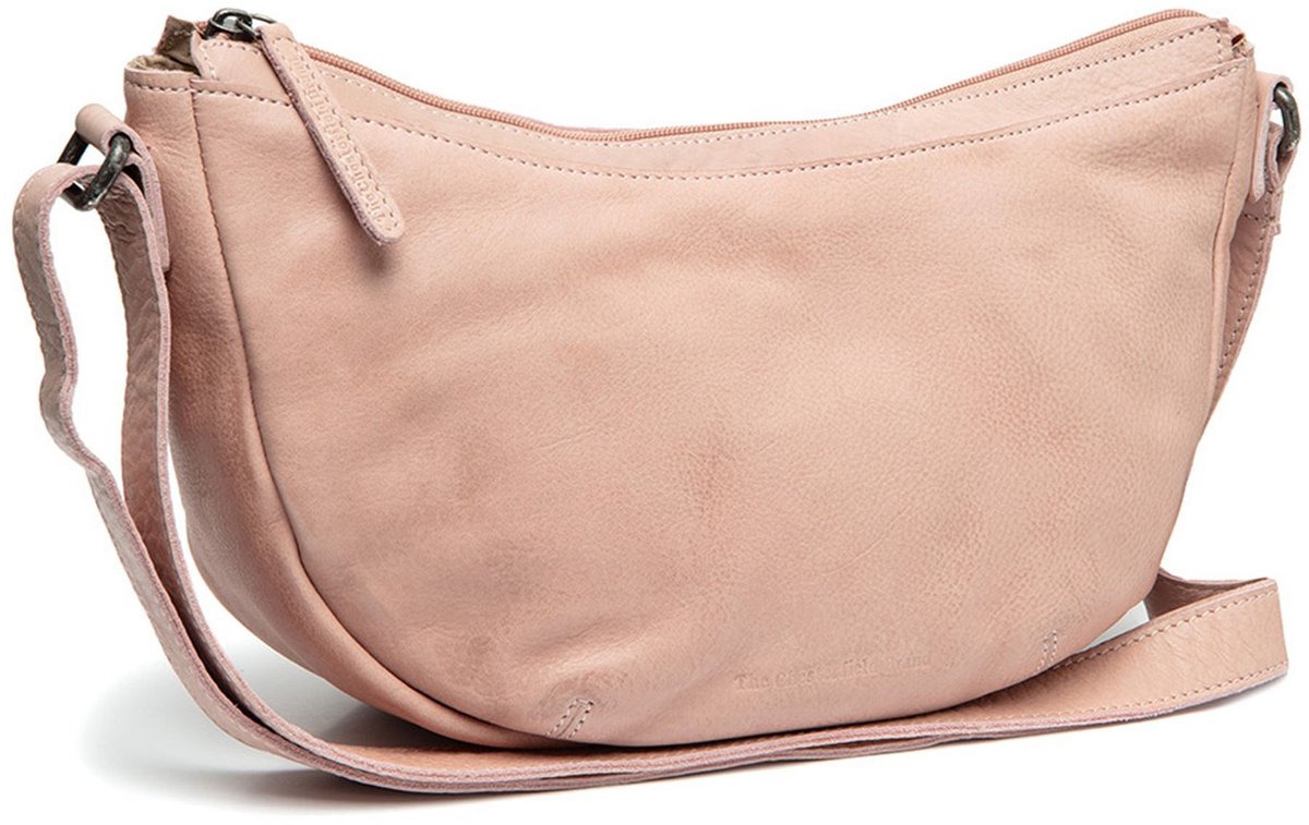 The Chesterfield Brand Leren Schoudertas Clarita Shoulderbag Vintage Rose Zalmroze
