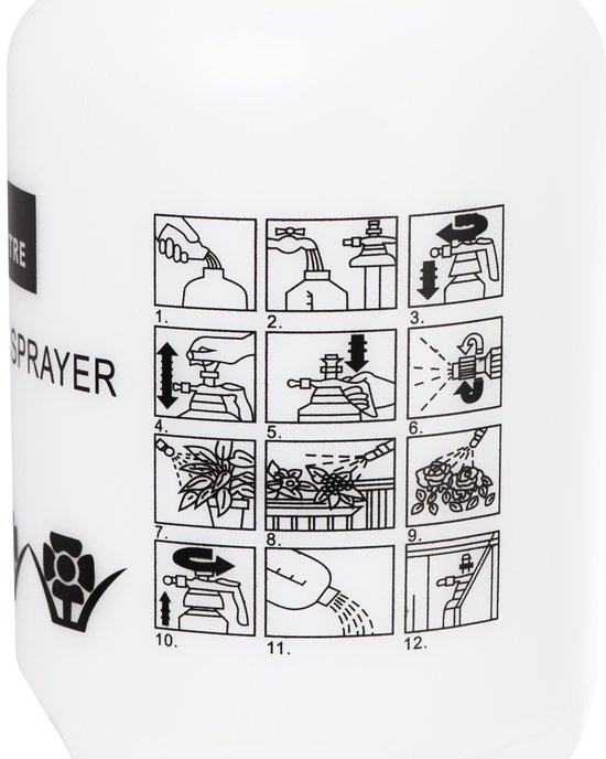 Adler AD 6811 Drukspuit 1 Liter - Handmatig - Handsproeier - Verstelbare Sproeikop - Lichtgewicht van Merkloos	 — afbeelding 2