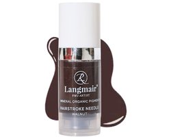 Langmair Pigmenten voor de wenkbrauwen- permanente make-up - Hairstroke Needle - Walnut