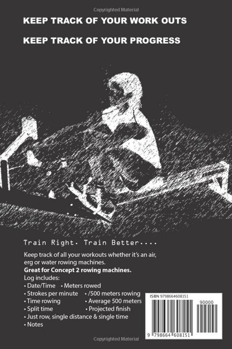 Roeimachine Logboek: Trainingsdagboek voor Roeiers Binnen en - afbeelding 2