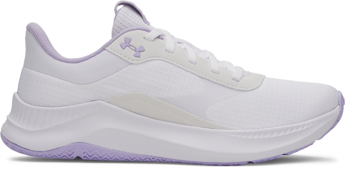 Under Armour UA W Aurora 3-WHT Dames Sportschoenen - Wit - Paars Crest
