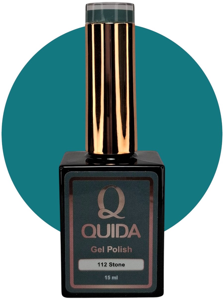 Quida Gelpolish #112 Stone zeegroen 15ml
