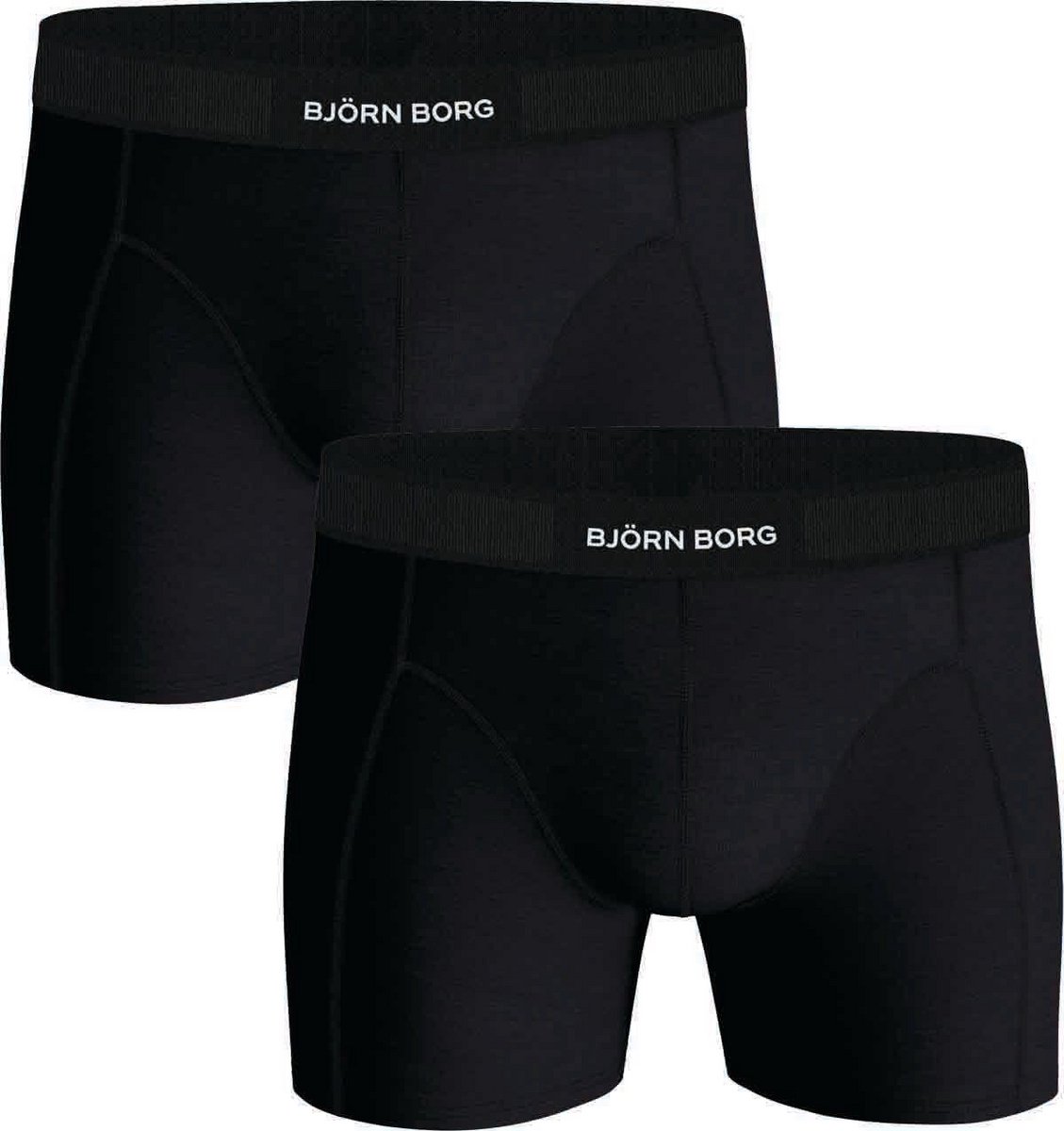 Heren Boxershorts 2-Pack Katoen - Camouflage en Zwart