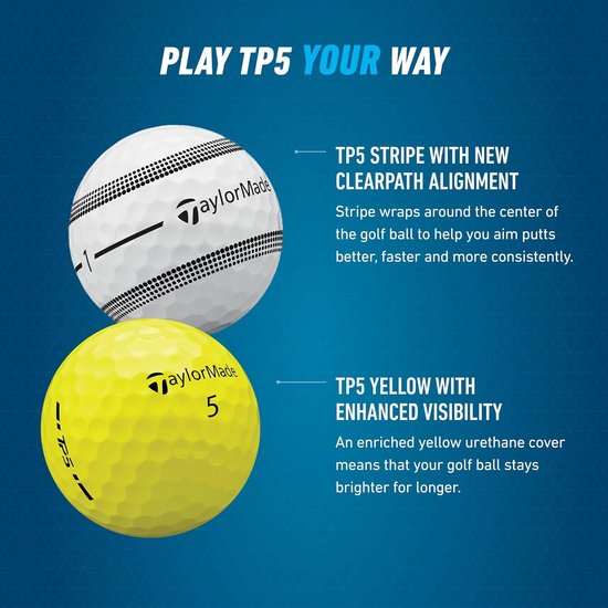 5-laagse golfballen met geavanceerde visuele technologie van Merkloos — afbeelding 5