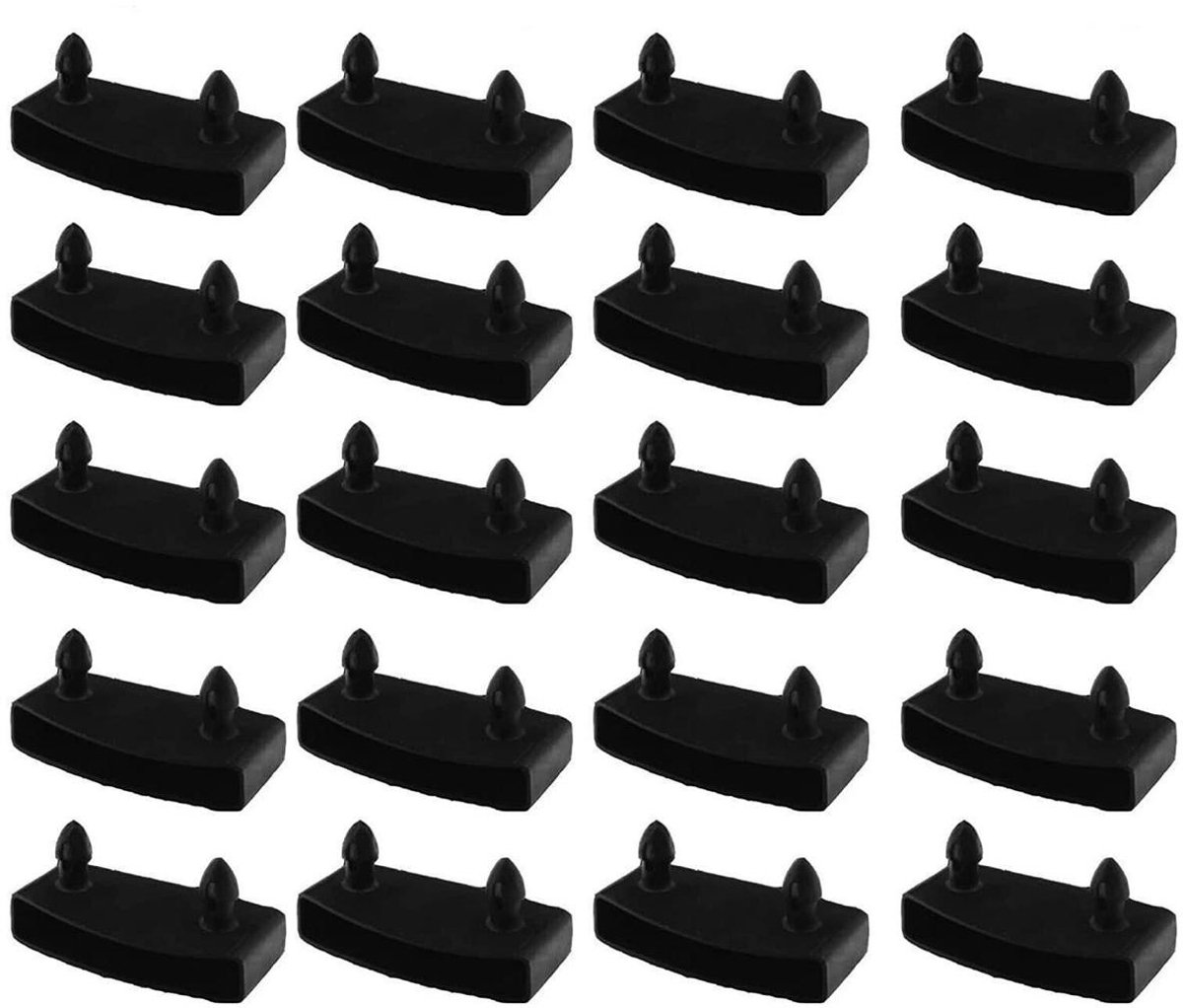 TuseRxln Kunststof Bedaccessoires - Enkelzijdige Afdekkappen - 20 Stuks