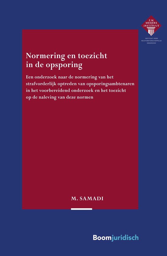 E.M. Meijers Instituut voor Rechtswetenschappelijk Onderzoek ... - cover