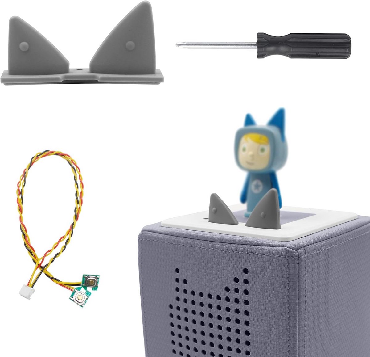 Vervangende oren en reservekabel voor Toniebox - Volumeknop Accessoires