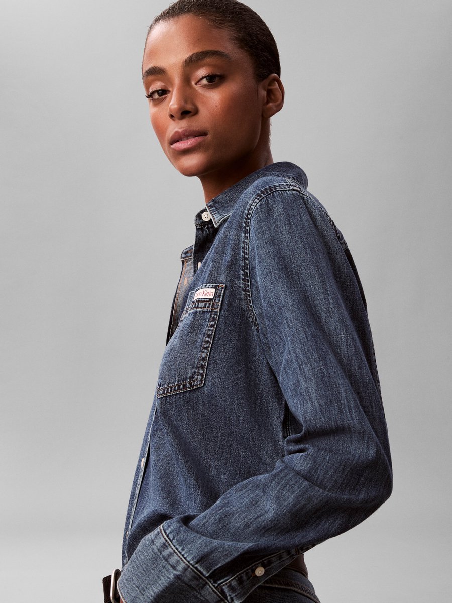 Calvin Klein Jeans Dames Blouses Blauw